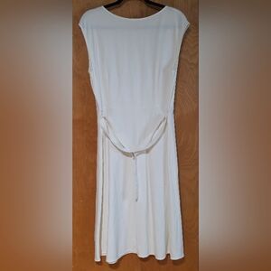 Uniqlo Cream Cap Sleeve Dress -L